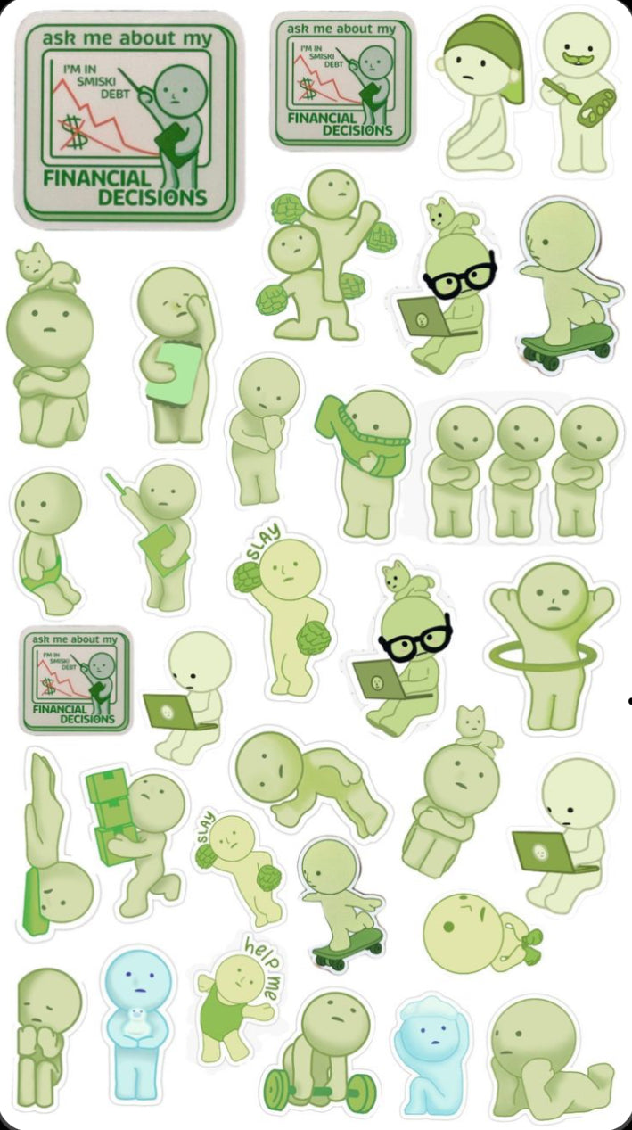 smiski sticker large